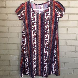 Elephant print tunic/Dress